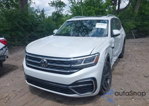 2022 Volkswagen Atlas 3.6L V6 Sel R-Line z USA, uszkodzony, nr VIN 1V2AR2CA2NC547804
